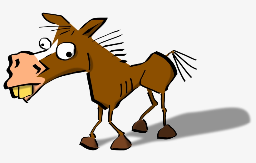 Crazy Colored Medium Image Png - Funny Horse Clip Art, transparent png download