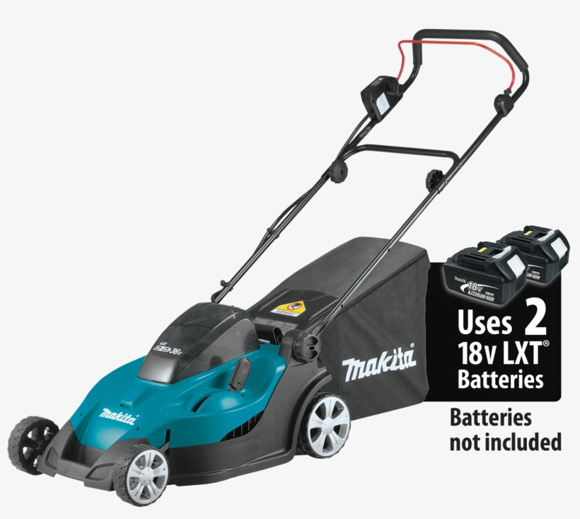 18v X2 Lxt® Lithium‑ion Cordless 17" Lawn Mower, Tool - Makita Dlm431pf4 18v Lxt Cordless Lawn Mower 4 X 3.0ah, transparent png download