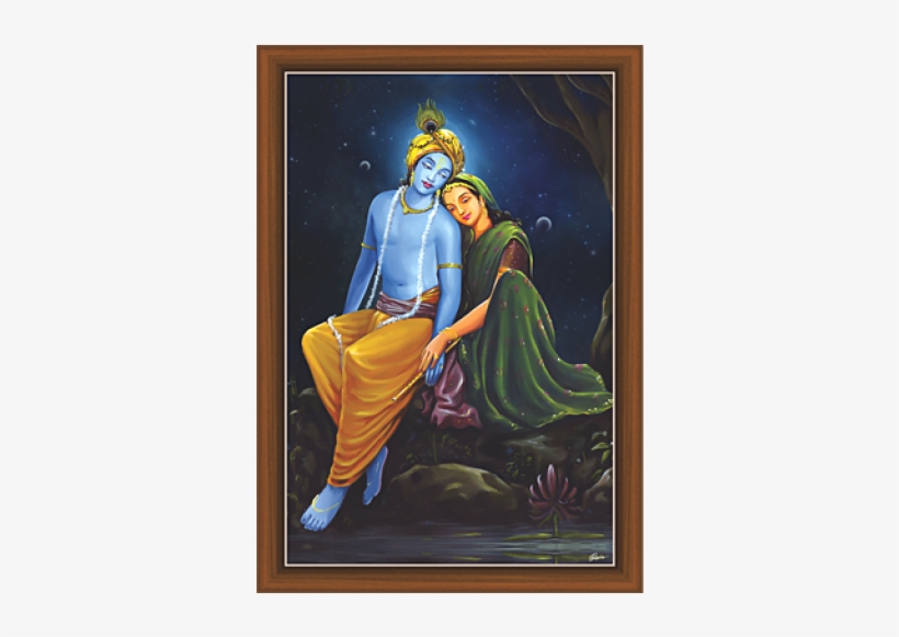 Radha Krishna Paintings - Krishna, transparent png download