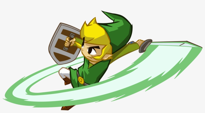 Zelda Vector Png Clip Art Transparent Library - Toon Link Spirit Tracks, transparent png download
