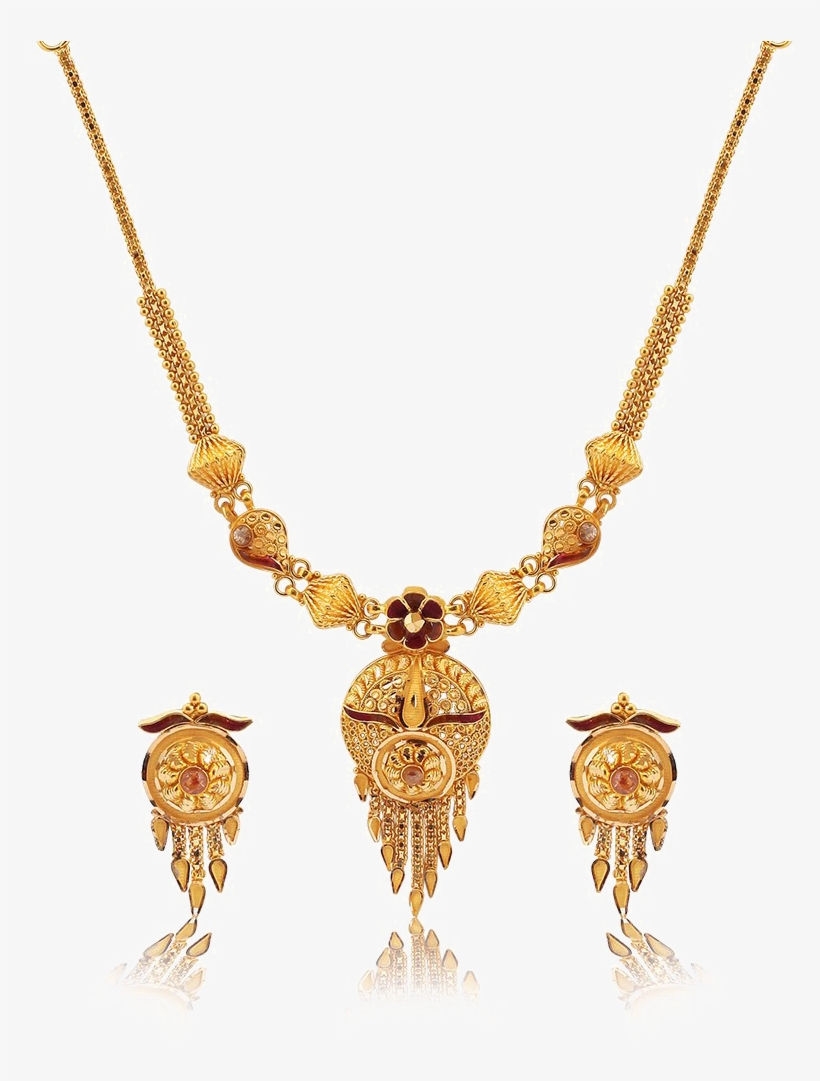 Necklace Jewellery Set Png Picture - Necklace, transparent png download