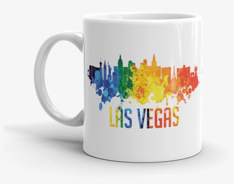 Las Vegas Nevada City Skyline Coffee Mug - Mug, transparent png download