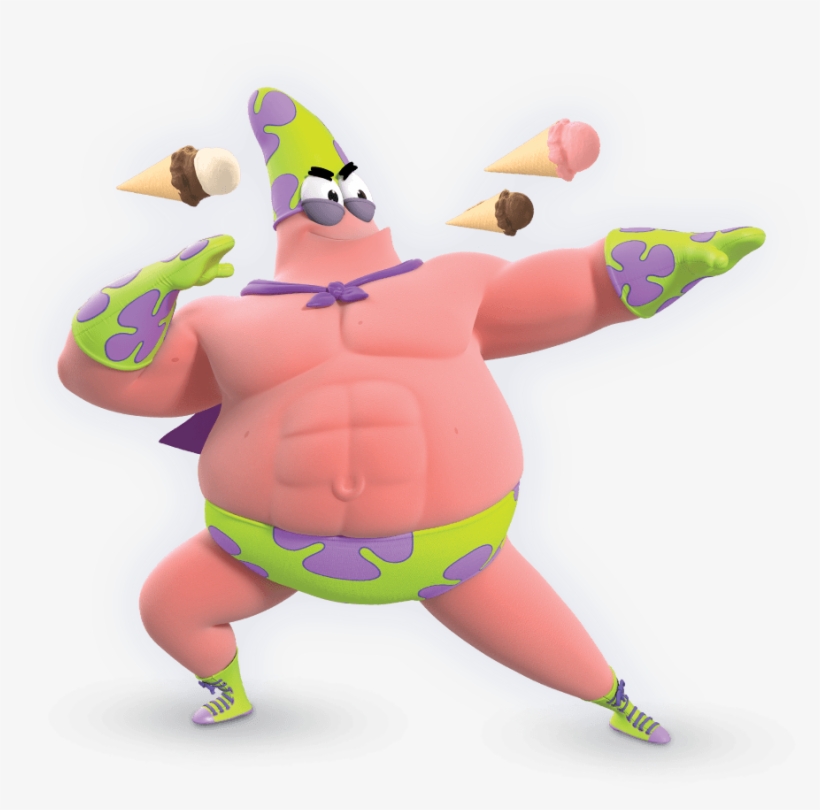 Mr Superawesomeness Spongebob - Spongebob Out Of Water Patrick, transparent png download
