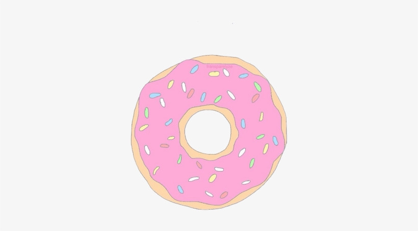 Donut, Overlay, And Pink Image - Doughnut, transparent png download