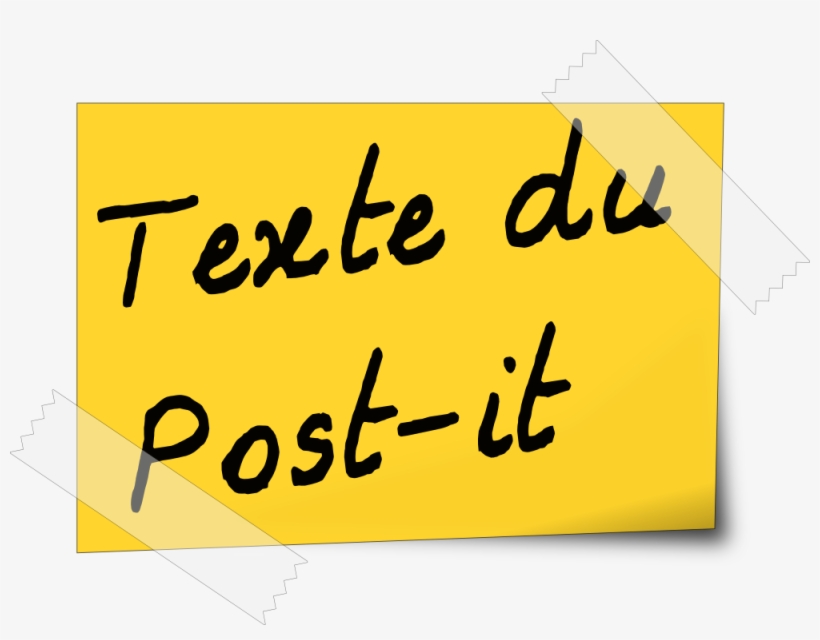 How To Set Use Post It Clipart, transparent png download