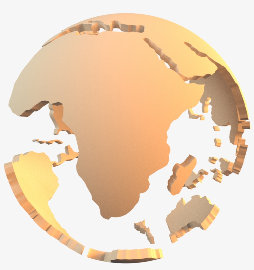 pix Globe Image 3D Png earth orange2 transparent 3d globe