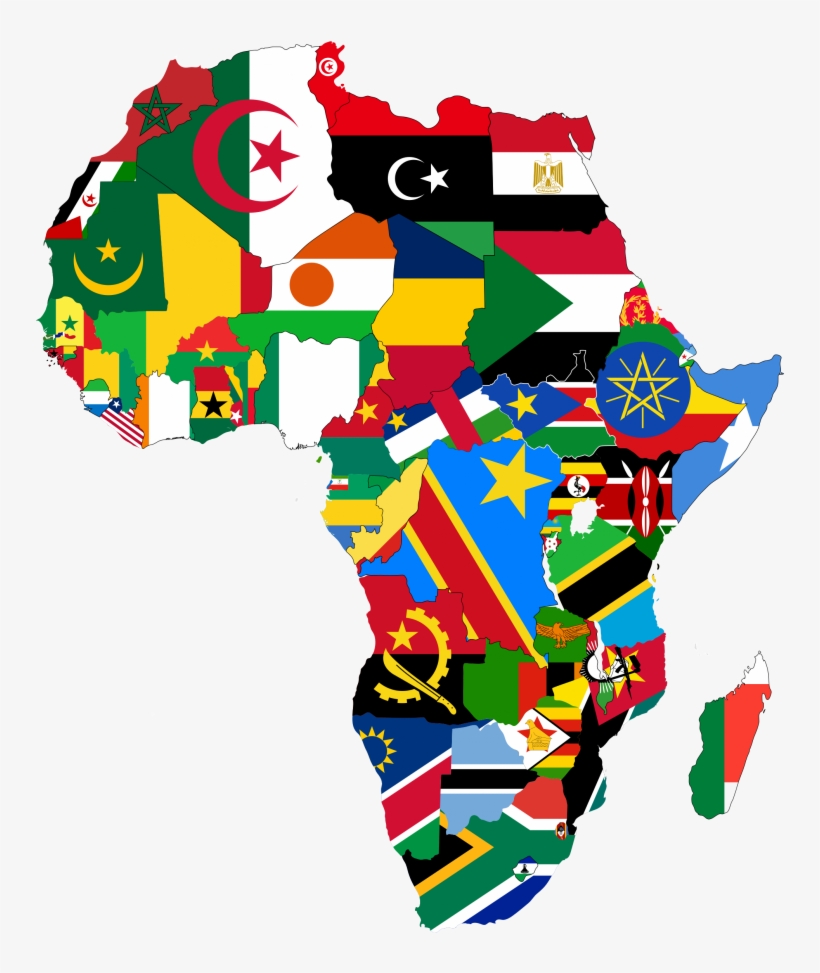 Map Of Africa Flags PNG Image | Transparent PNG Free Download on SeekPNG