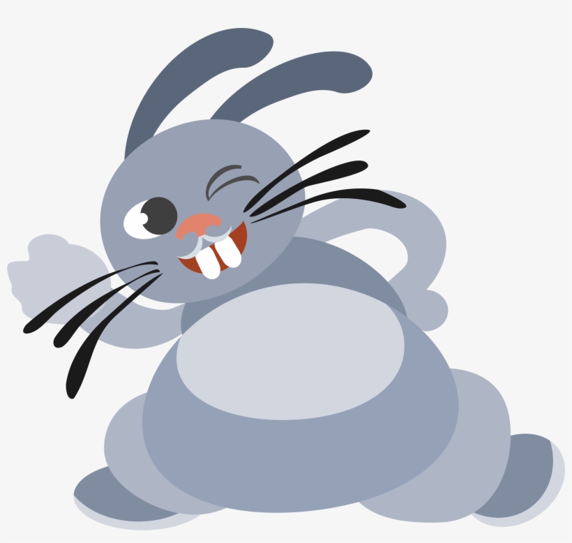 This Free Icons Png Design Of Winking Bunny, transparent png download