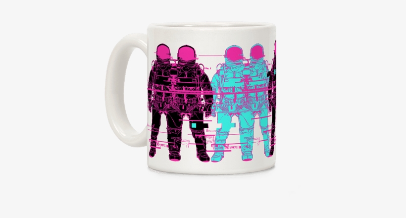 Astronaut Glitches - Coffee Cup, transparent png download