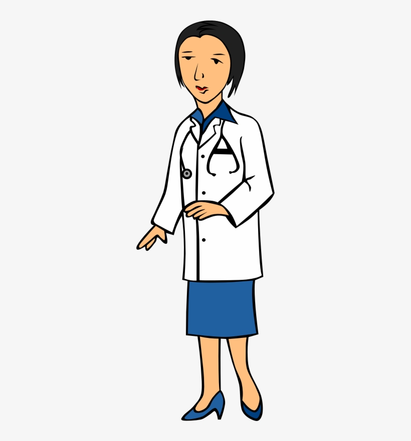 Clipart - Woman Doctor - Doctor Clipart Png, transparent png download