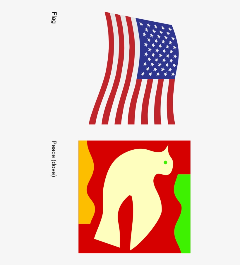 School Crossing - American Flag Waving Throw Blanket, transparent png download