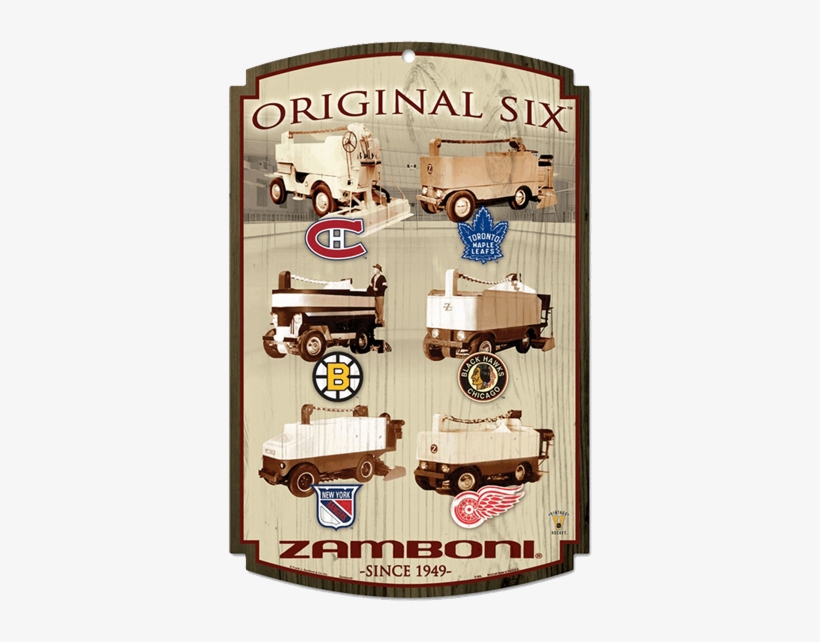 Wood Sign - Original Zamboni, transparent png download