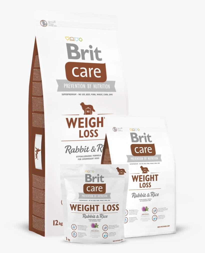 Brit Care Weight Loss Rabbit & Rice - Britcare Weight Loss Dog 3kg, transparent png download