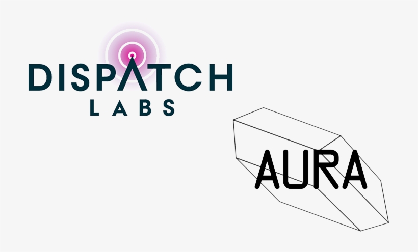 Dapp Developer Platform Dispatch Partners With Aura - Graphic Design, transparent png download