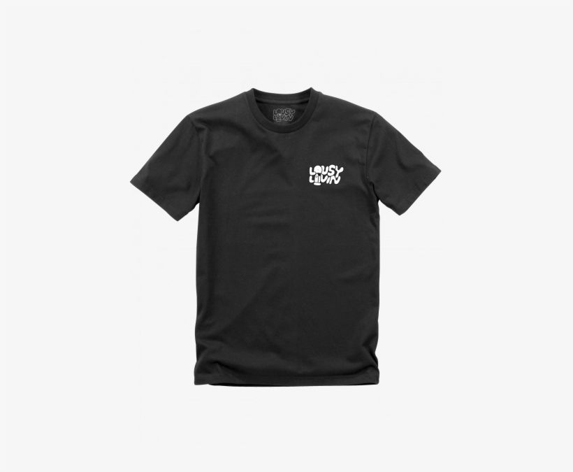 Lousy Livin T-shirt Askew Black - Book Cover, transparent png download