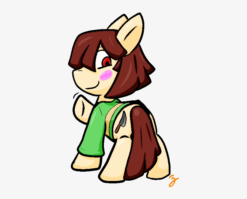 Zutcha, Chara, Crossover, Ponified, Pony, Safe, Simple - Cartoon, transparent png download