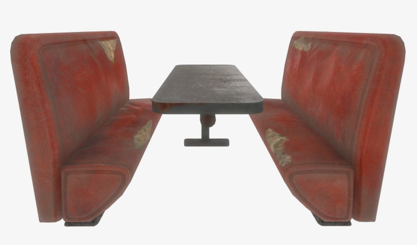 Vw Diner Bench - Coffee Table, transparent png download