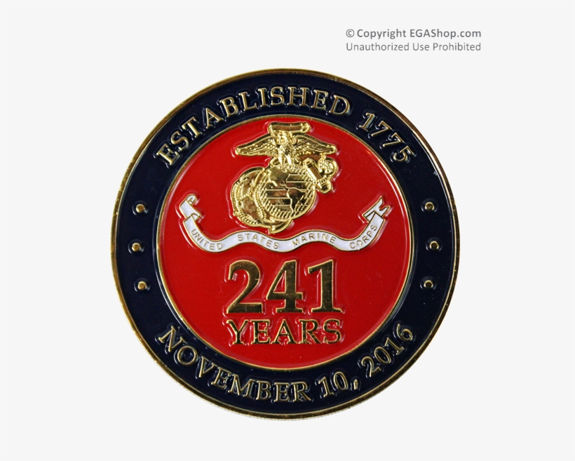 Nov 10th United States Marines Celebrate 241st Birthday - Marine Corps Birthday 2016, transparent png download