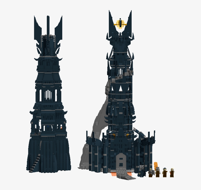 Lego The Lord Of The Rings Barad Dur, transparent png download