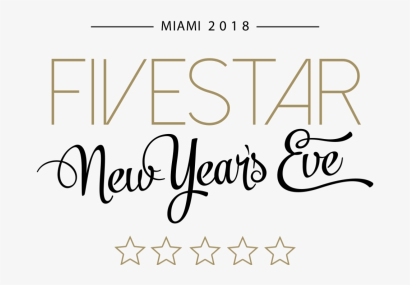 Fivestar New Year's Eve New Years Eve Fonts PNG Image Transparent