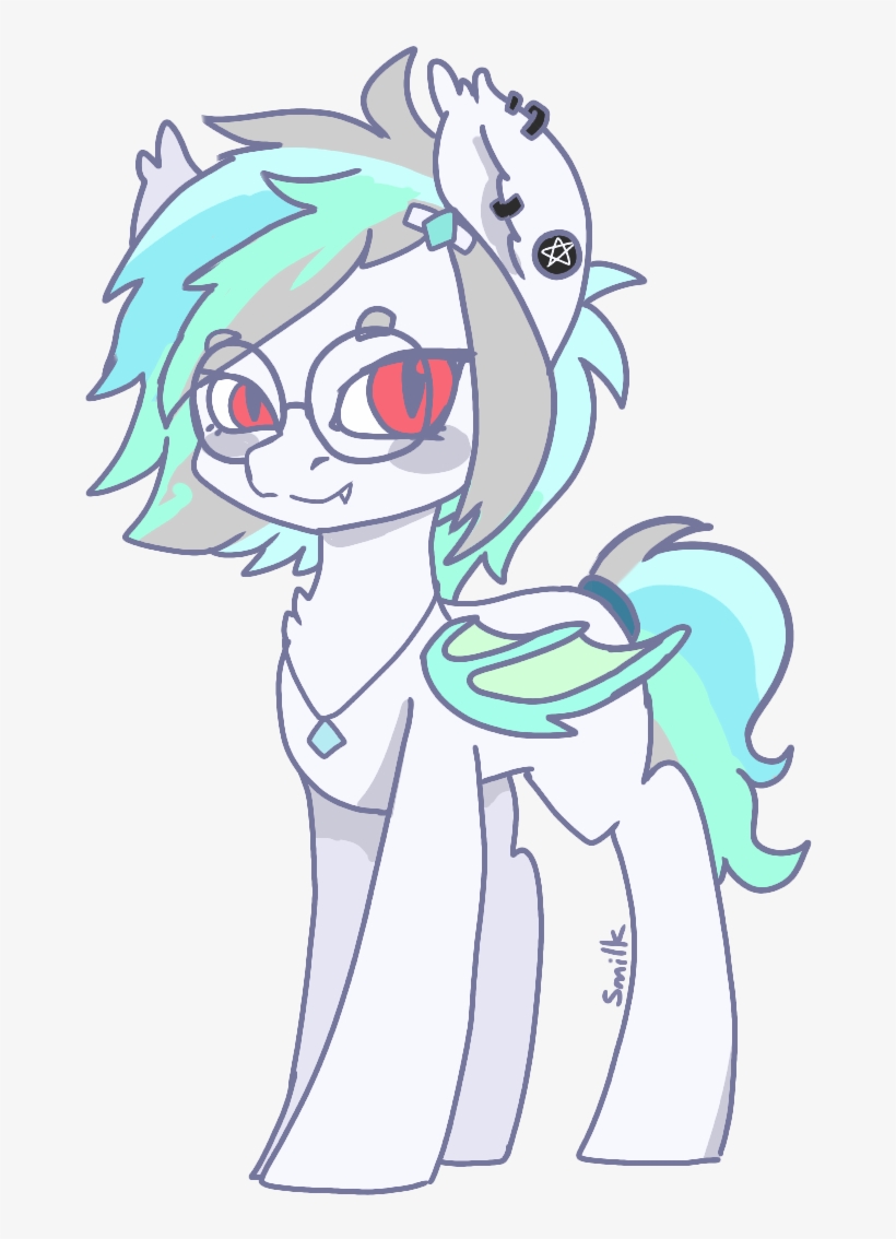 Skittlemilk, Bat Pony, Female, Mare, Oc, Oc - Cartoon, transparent png download