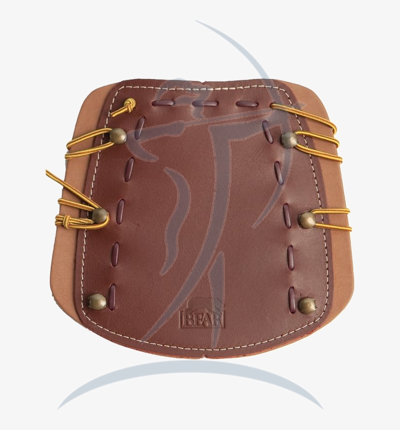 Neet Fb Agl 6 "fred Bear" Traditional Armguard - Neet Fred Bear Armguard, Brown, 6.75" X 4.375", transparent png download