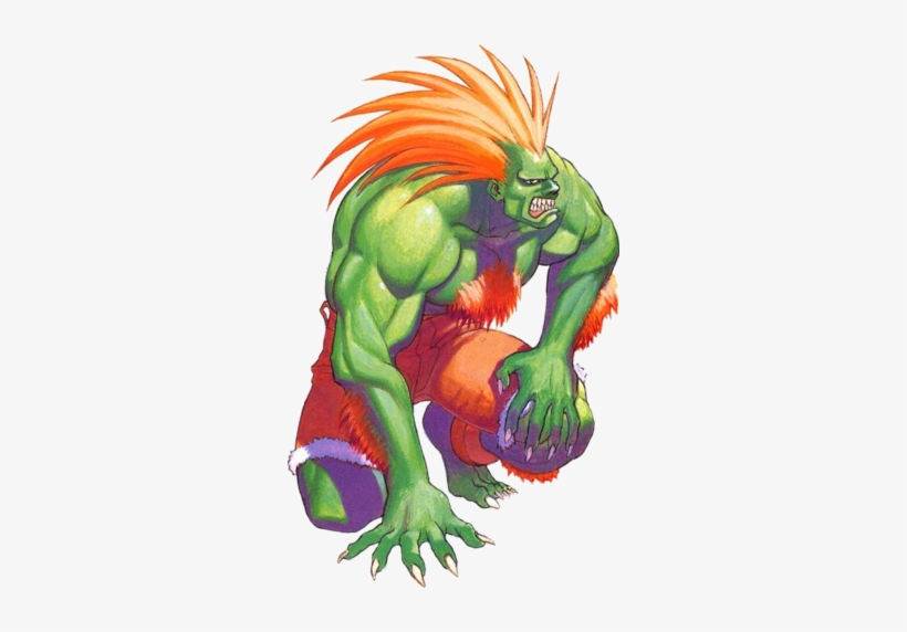 No Caption Provided No Caption Provided No Caption - Blanka Street Fighter, transparent png download