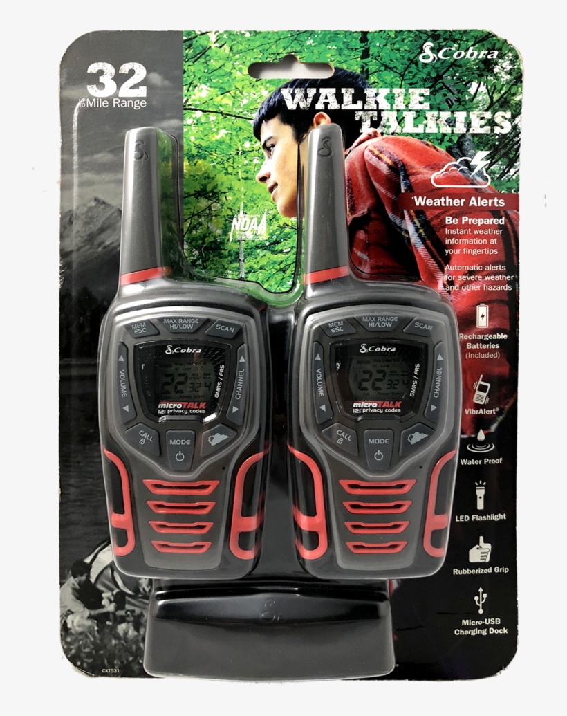 Cobra Cxt531 32-mile Two Way Radio/walkie Talkie - Cobra Cxt531, transparent png download