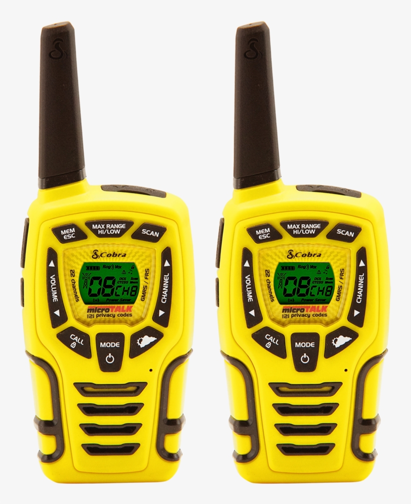 Cobra Cx445 28-mile Two Way Radio/walkie Talkie - Cobra Cx445 Gmrs/frs Two-way Radios, transparent png download