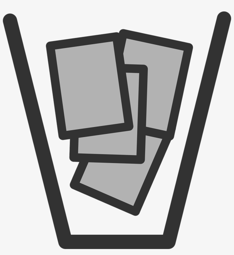 Trash Can - Dustbin Graphic, transparent png download