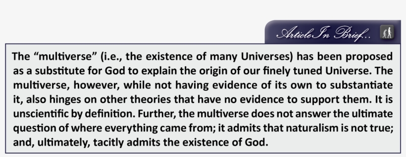 7 Reasons The Multiverse Is Not A Valid Alternative - Eugenio Paccelly, transparent png download