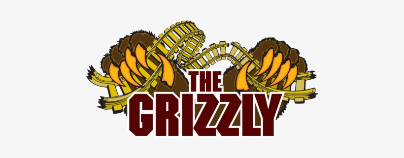 Grizzly - Grizzly Roller Coaster Logo, transparent png download