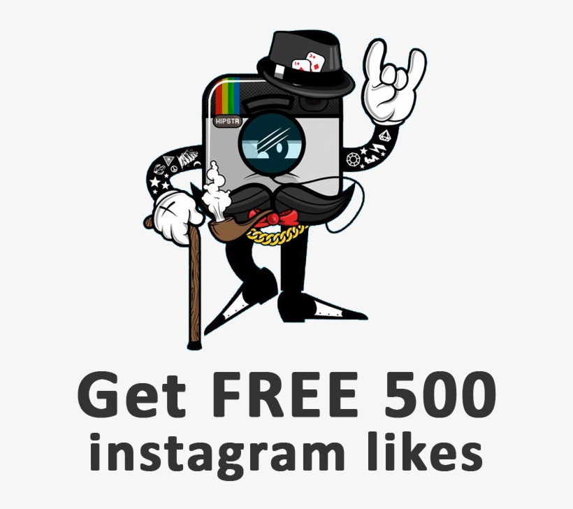 Free 500 Instagram Post Likes - Instagram, transparent png download