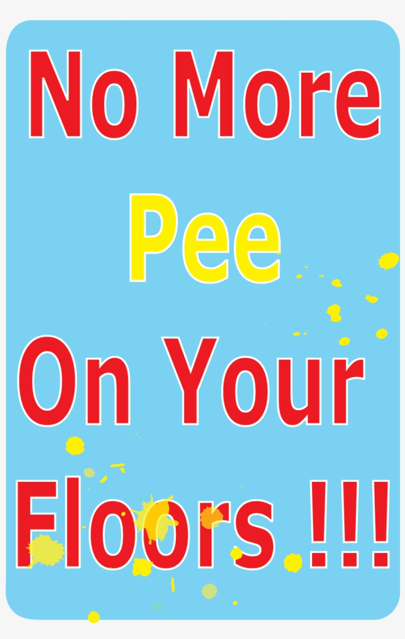 No More Pee - Train, transparent png download