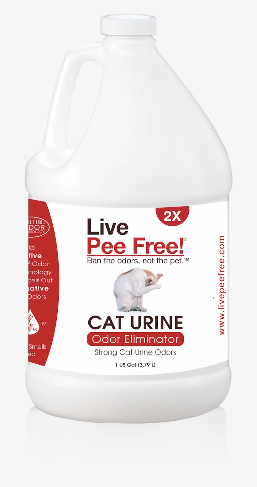 Live Pee Free ® 2x Cat Urine Odor Eliminator - Litter Box, transparent png download
