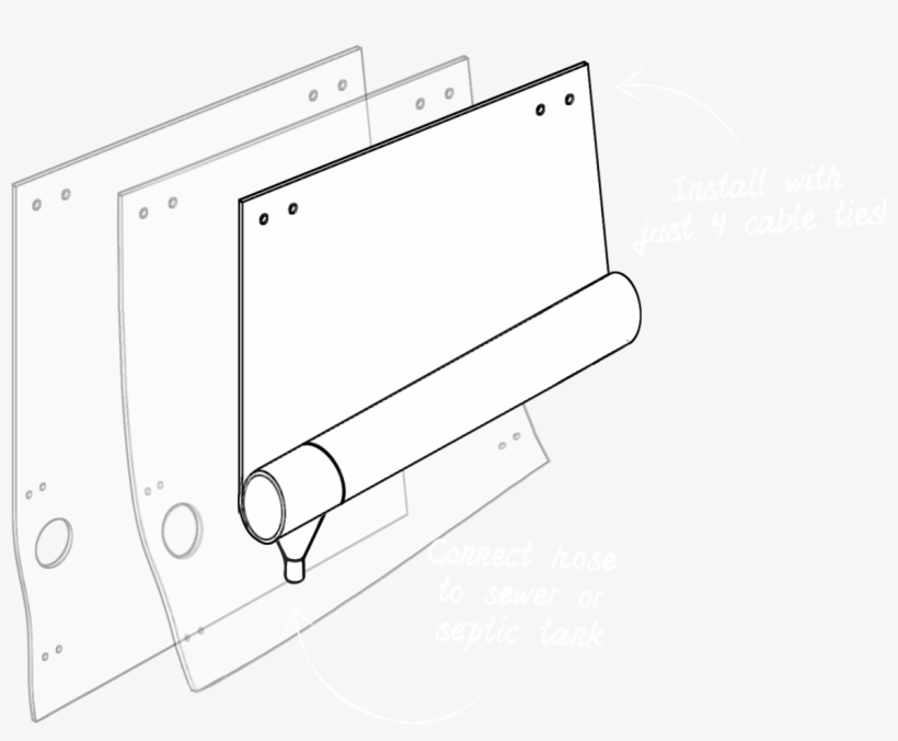 Illustration Of Peefences On A Pallet Peefence Roll-up - Illustration, transparent png download