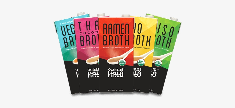 Broths - Ocean's Halo Texas Bbq Seaweed Snacks, transparent png download