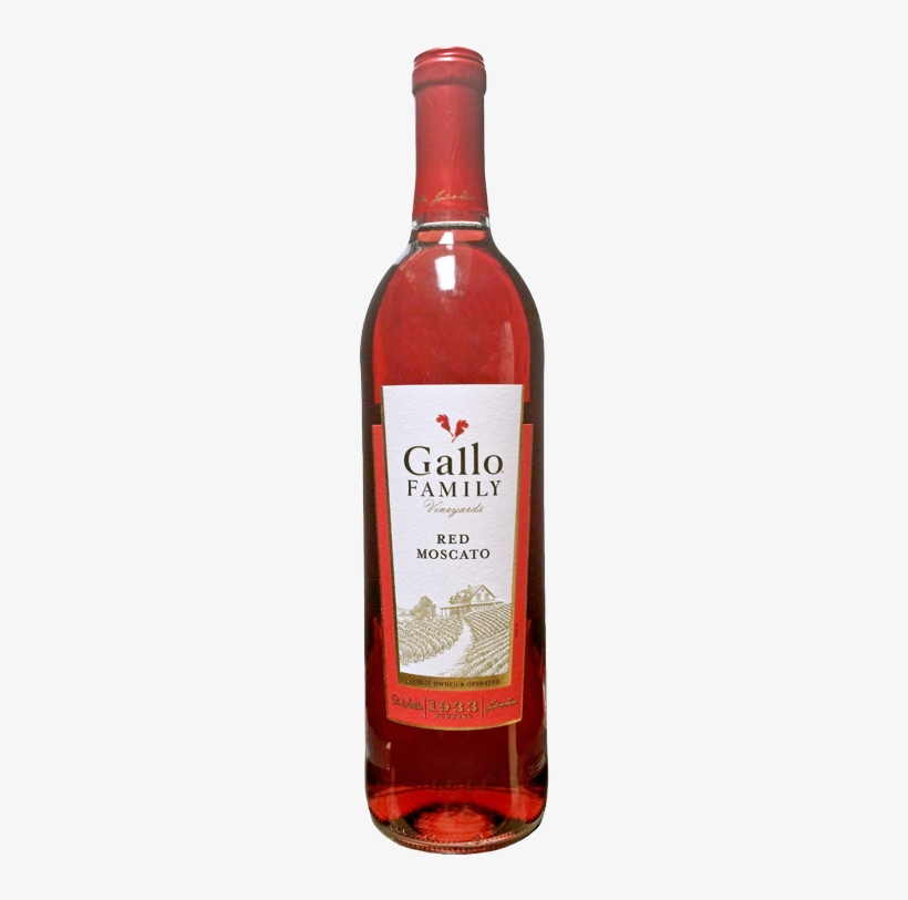 Gallo Red Moscato - Gallo Family Vineyards Red Moscato Nv / 750 Ml., transparent png download