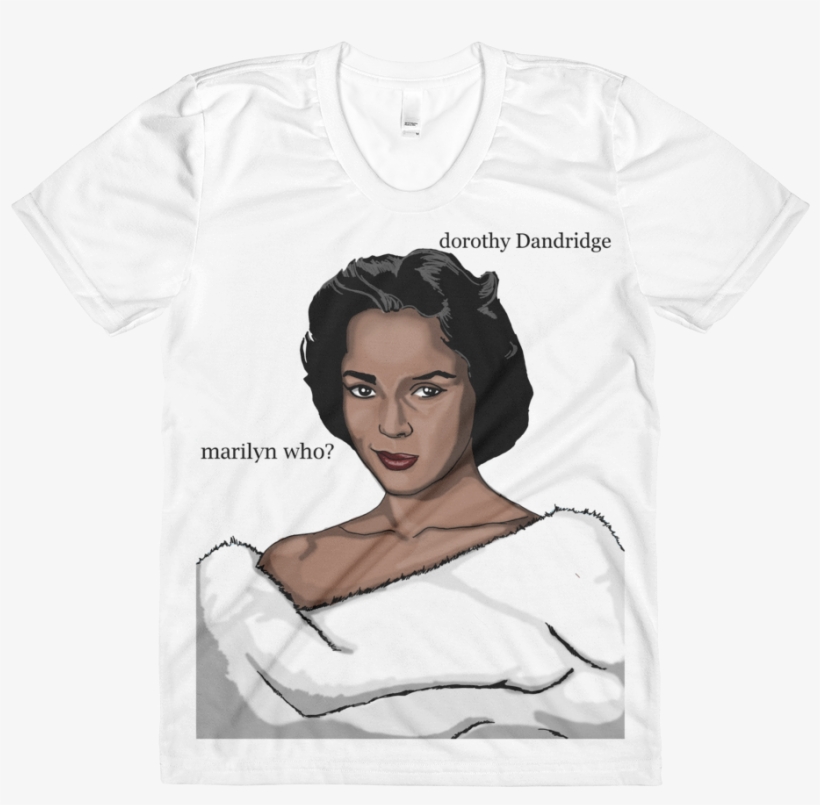 Image Of Dorothy Dandridge Sublimation T-shirt - Dorothy Dandridge, transparent png download