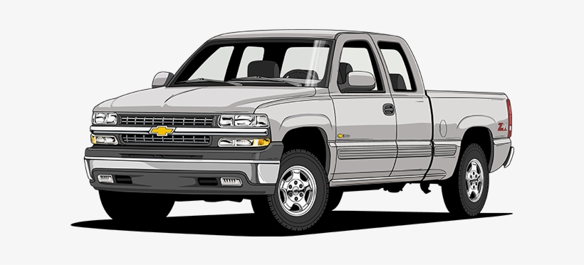 Truck Centenninal Mh - Chevy Silverado 1999 Black, transparent png download