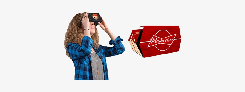 Cardboard Vr Viewer - Budweiser, transparent png download