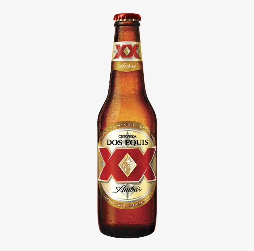 Dos Equis Amber Bottle, transparent png download