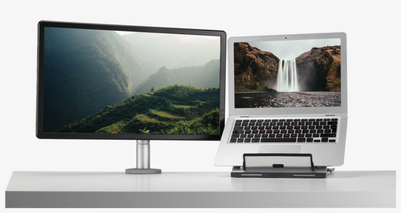 Cbs Laptop Stand Can Be Used Alone To Raise The Laptop - Laptop And Screen Stand, transparent png download