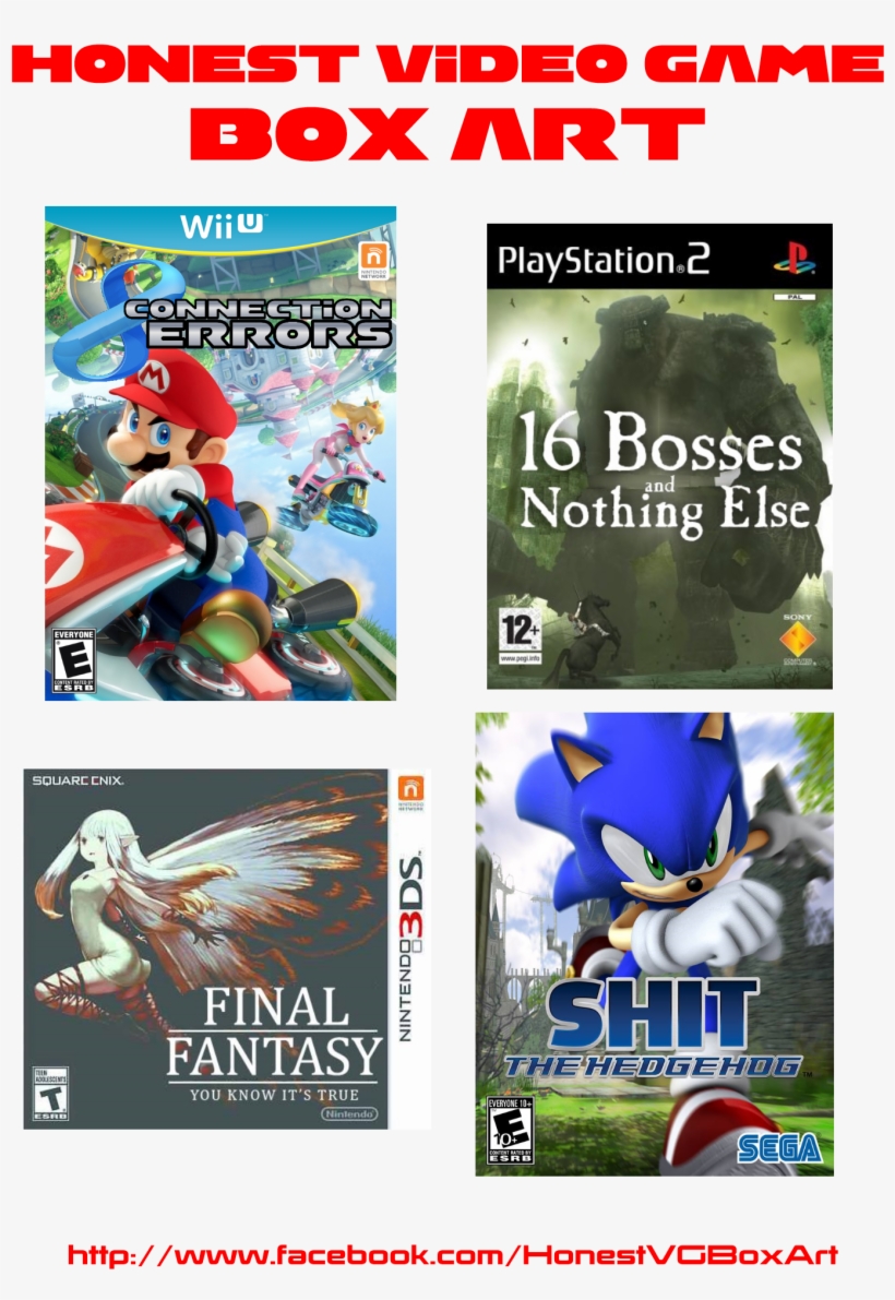 Honest Video Game Box Art Good Video Game Box Art PNG Image Transparent PNG Free Download on