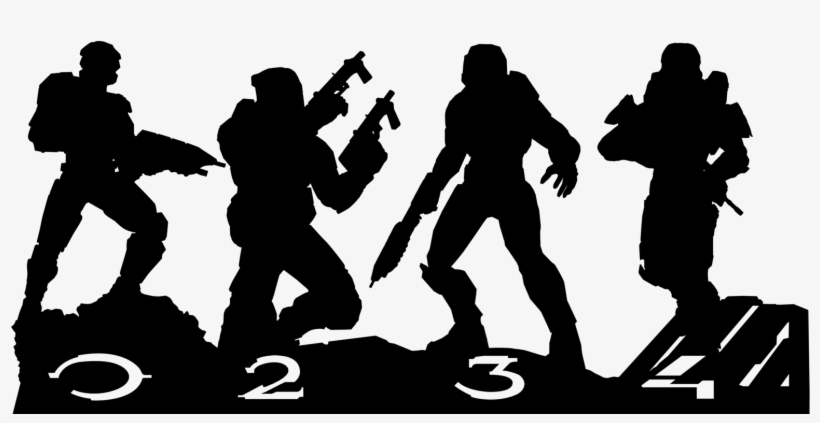 Shadow Of The Colossus Vector - Halo Reach Master Chief Drawing, transparent png download