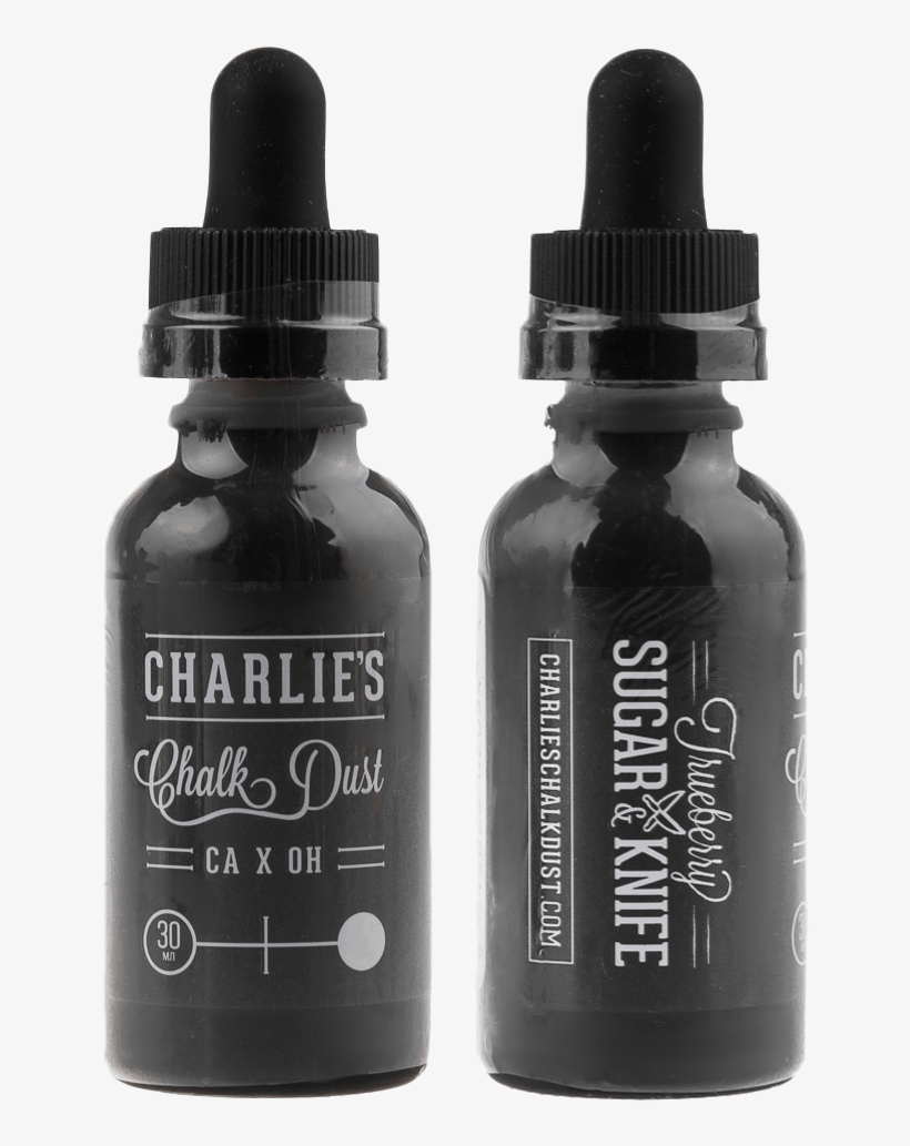 Жидкость Charlie's Chalk Dust Trueberry Sugar & Knife - Liquid, transparent png download