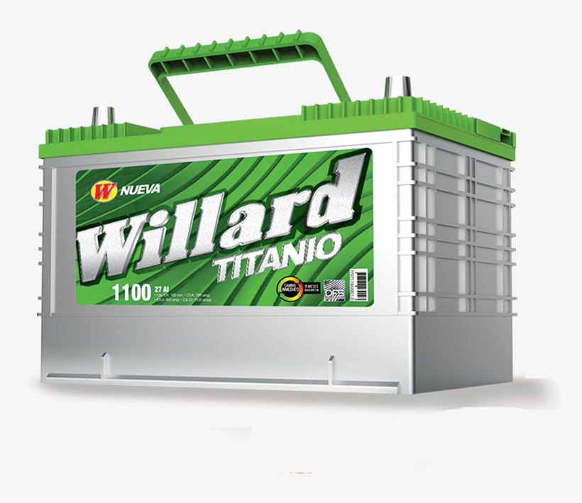 Willard Titanio Bateria - Baterias Para Carros Alkosto, transparent png download