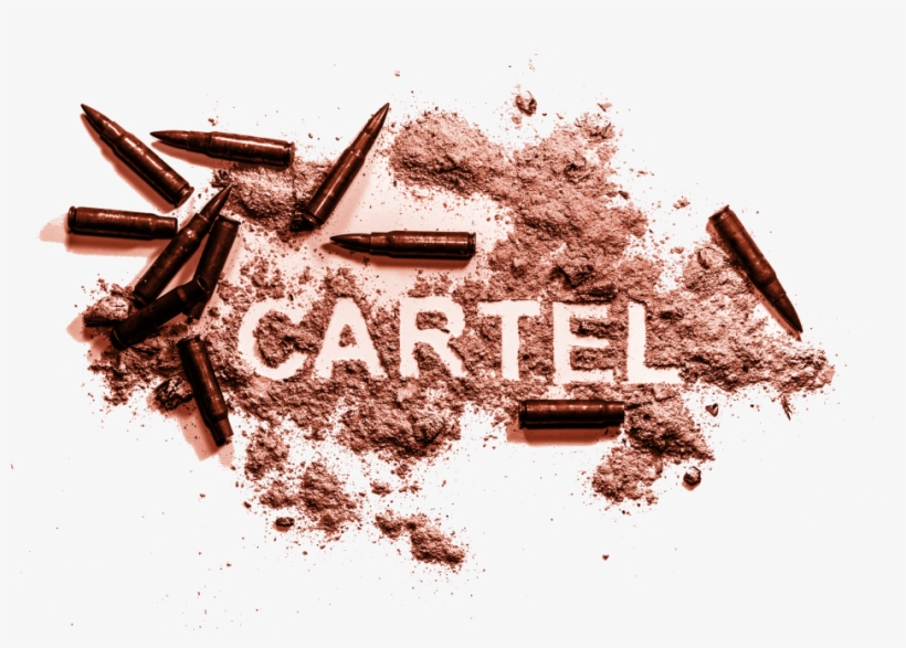 Cartel Written In Gunpowder And Meth Next To Bullets - Cartel Background, transparent png download