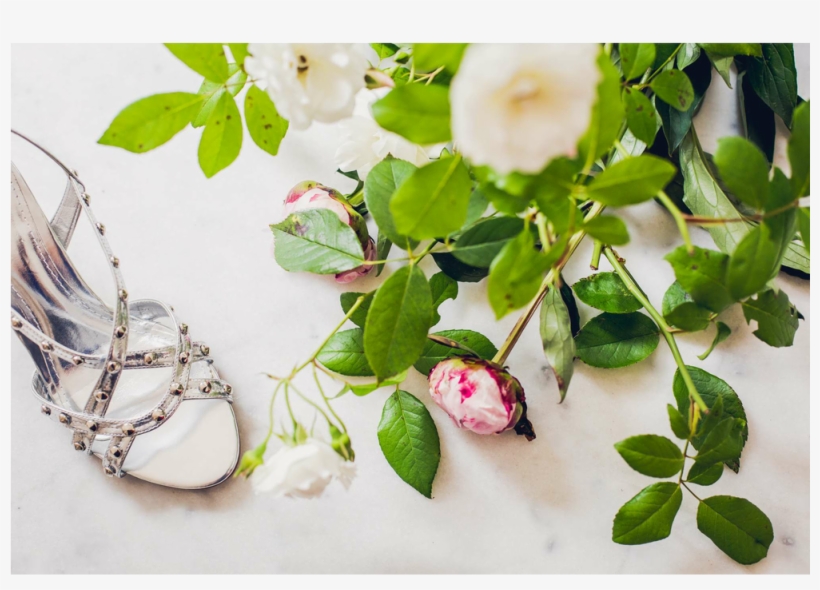 Stud Silver Shoes Pearl And Stud Shoes Wedding 1 1 - Shoe, transparent png download