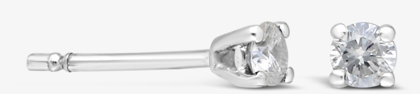 White Gold Diamond Stud Earrings Nwj Png Diamond Stud - Body Jewelry, transparent png download